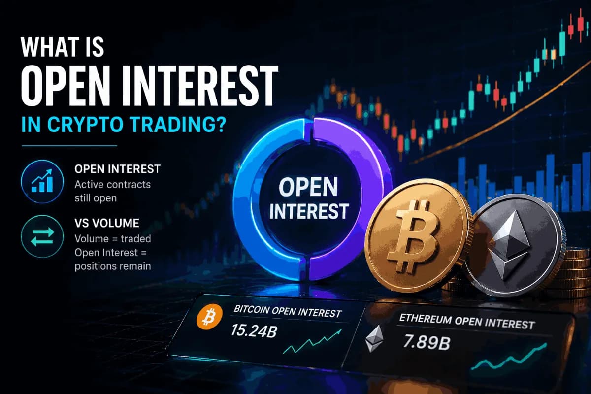What Is Open Interest in Crypto Trading? Meaning, Volume, and 24h Change