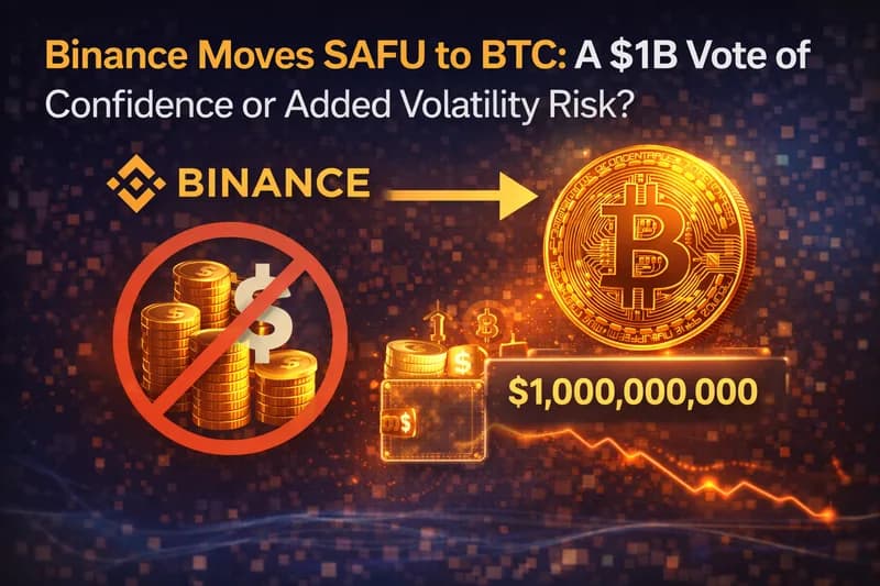 Binance Moves SAFU to BTC: A $1B Vote of Confidence or Added Volatility Risk?