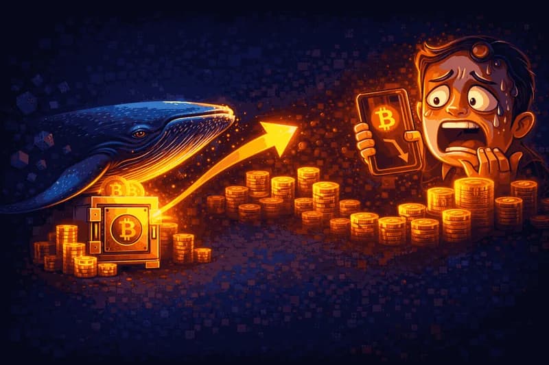 Bitcoin Whales Are Buying Again as Retail Panic Sells – What It Could Mean for BTC Next