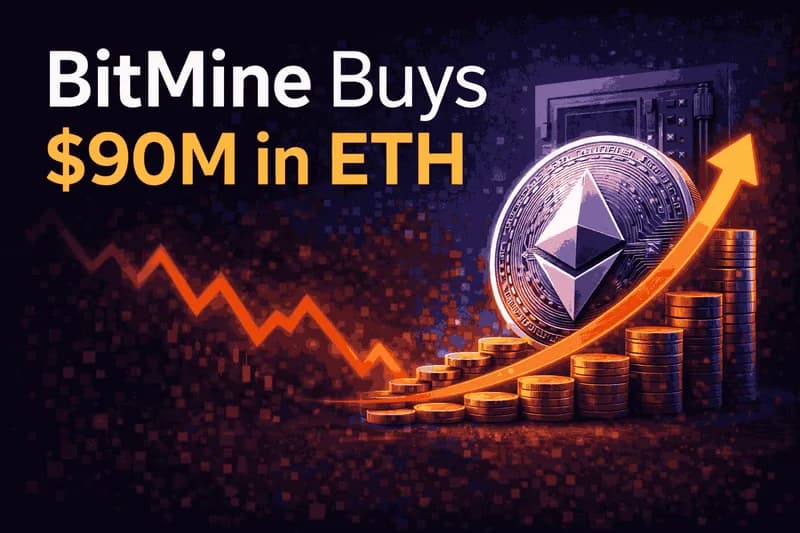 BitMine Adds $90M in ETH as Tom Lee Calls Sentiment "Rock Bottom" — What It Means for Ethereum Price