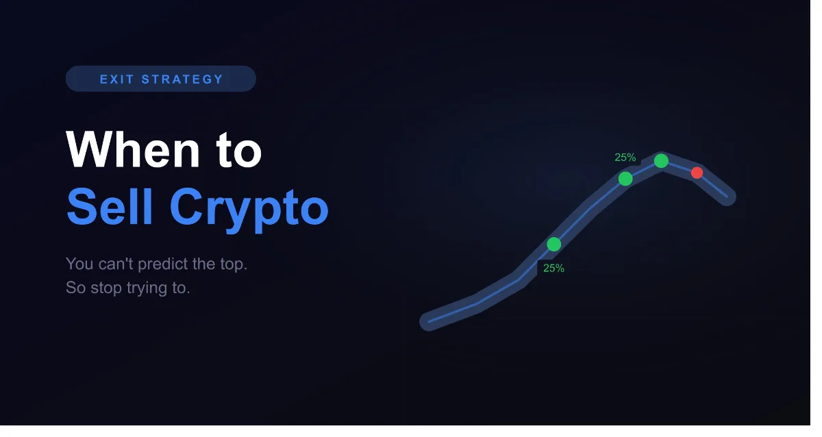 When to Sell Crypto: Take-Profit Frameworks That Don't Need Prediction
