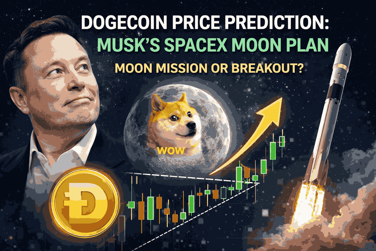 Dogecoin Price Prediction: Technical Breakout Meets Musk's SpaceX Moon Plan