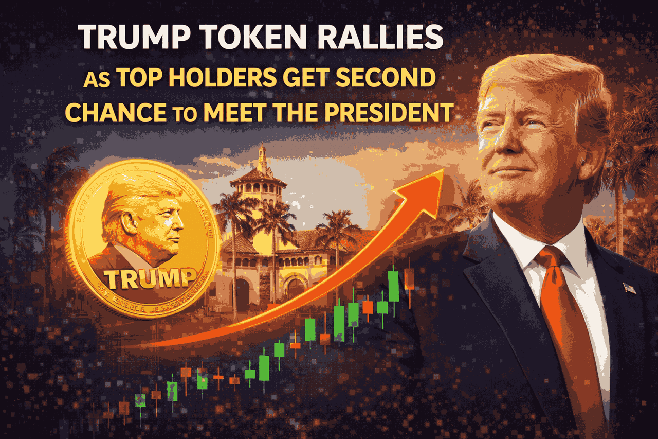 Trump Token Rallies as Top Holders Get Second Chance to Meet the President
